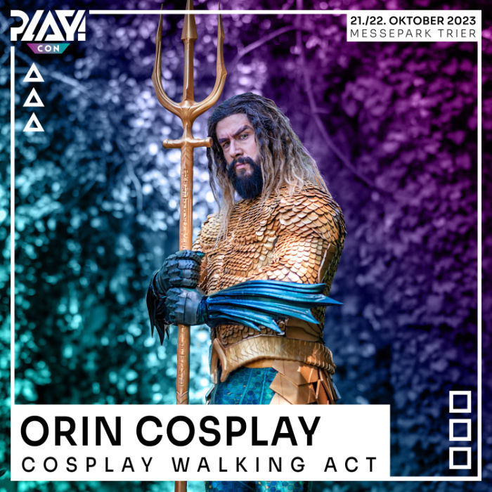 Orin Cosplay im Aquaman Cosplay