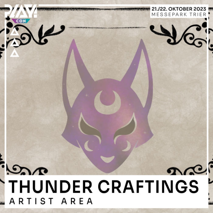 Eine gezeichnete Fuchskopfmaske von Thunder Craftings