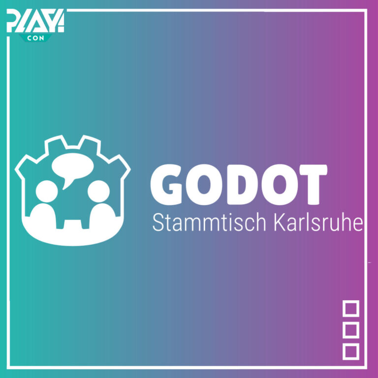 Das Logo vom Godot Stammtisch Karlsruhe