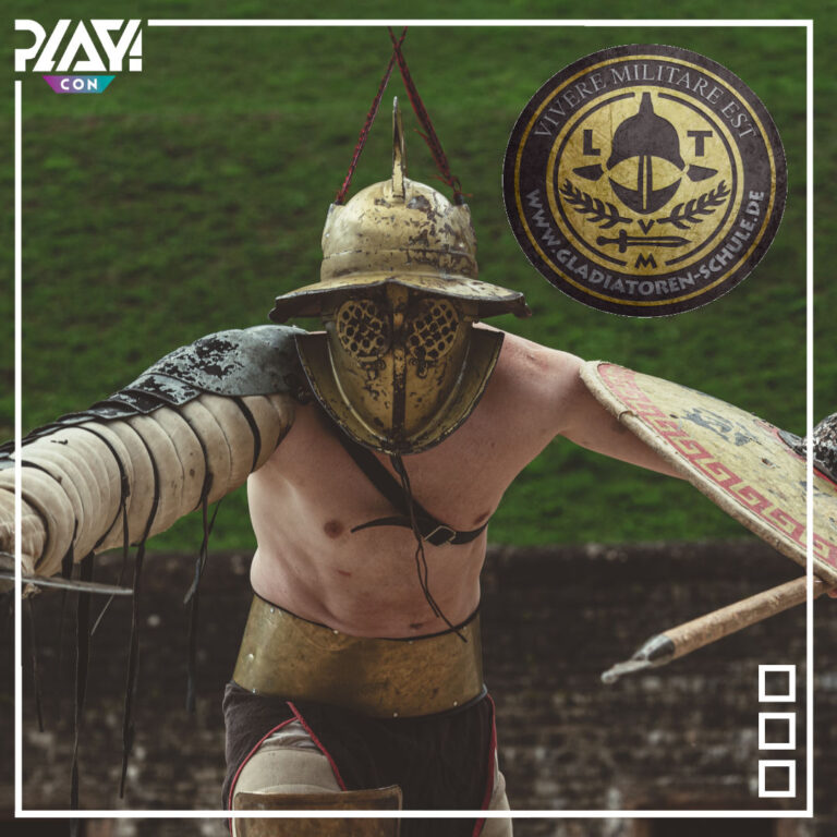 Ein Gladiator der Gladiatorenschule Trier