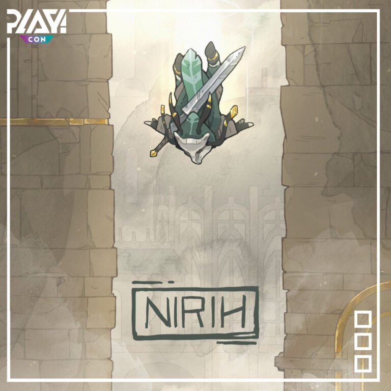 Das Artwork und Logo des Spiels Nirih