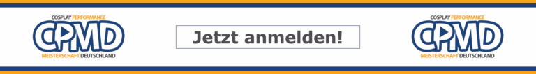 Der Banner zur Cosplay Performance Meisterschaft Deutschland