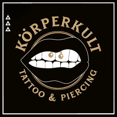 Das Logo des Tattoo-Studios Körperkult